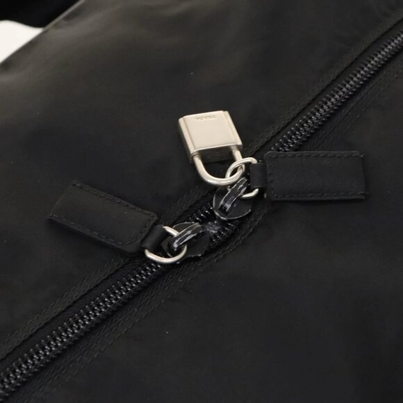 PRADA Boston Bag Nylon 2way Black Silver Auth bs28231 - Picture 11 of 14